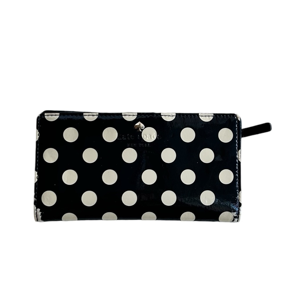Black & White Polka Dot Kate Spade Wallet